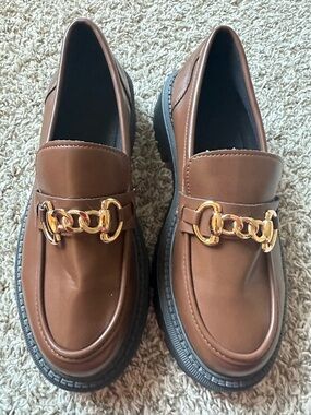Chicvomey Classic Woman’s Loafers Chunky Heel Loafers